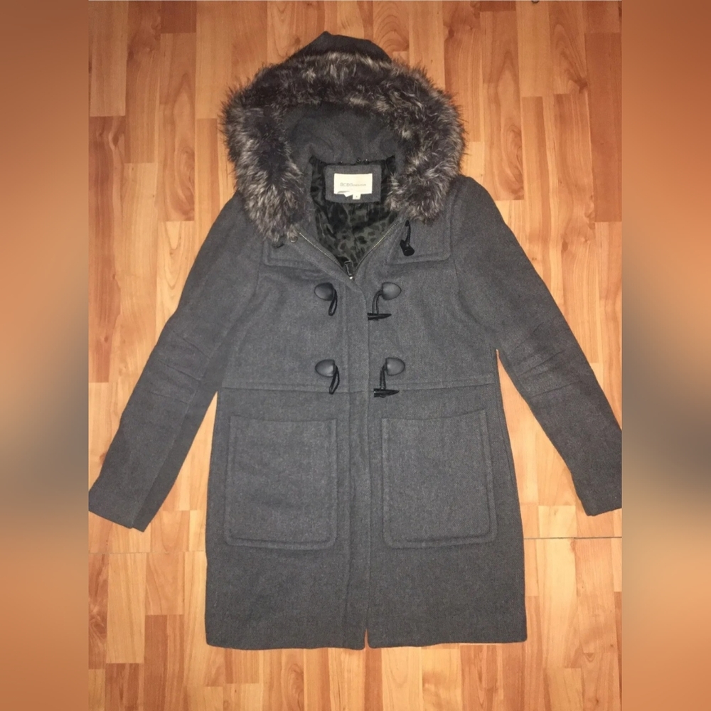 BCNGeneration Hooded Gray Coat